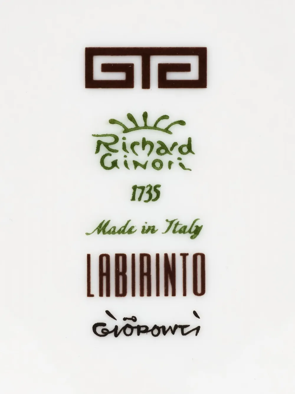 Ginori 1735 Labirinto Mug In Black