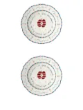 Bitossi Home apple-print plates (set of two) - White