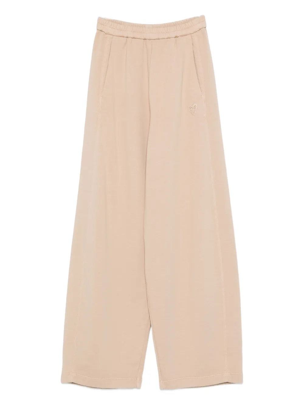 heart-embroidery trousers
