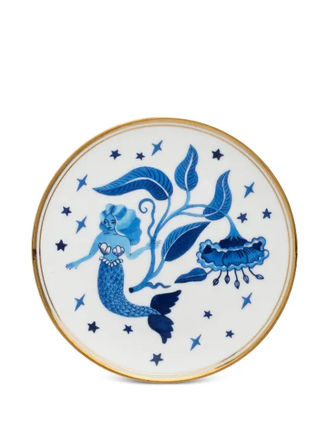 Bitossi Home mermaid-flower plate (15cm)