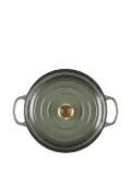 Le Creuset gold-knobbed cast-iron casserole dish (3.5L) - Green