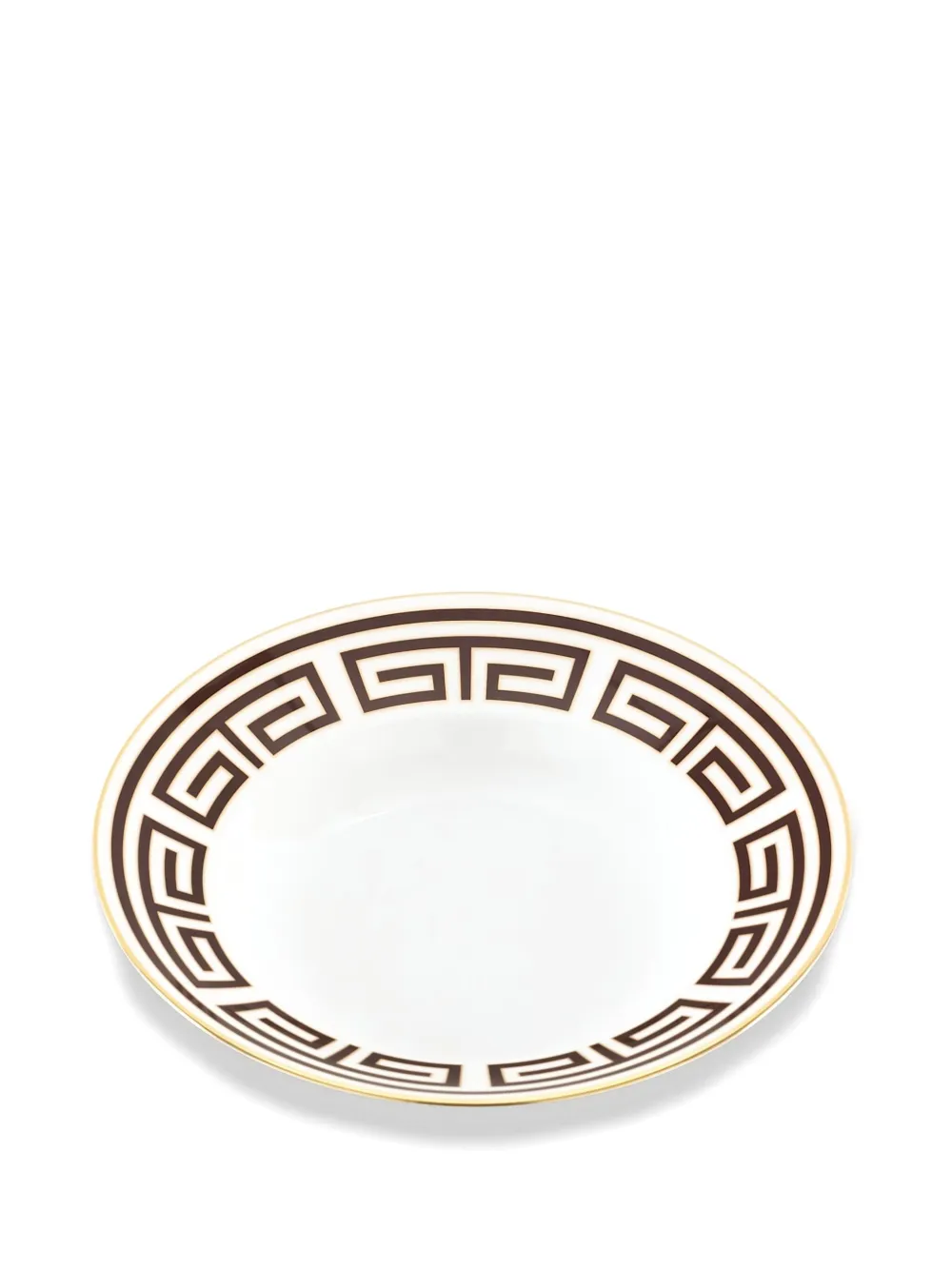 Ginori 1735 Labirinto Ebano Dinner Plate In White