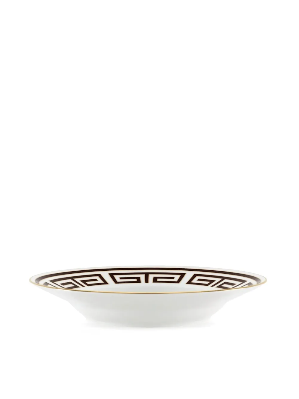 Ginori 1735 Labirinto Ebano Dinner Plate In White