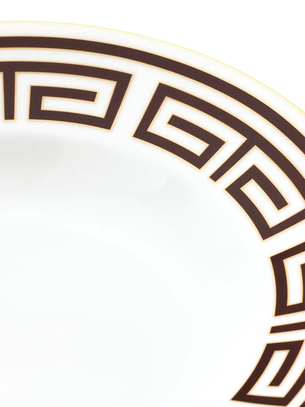 Ginori 1735 Labirinto Ebano Dinner Plate In White