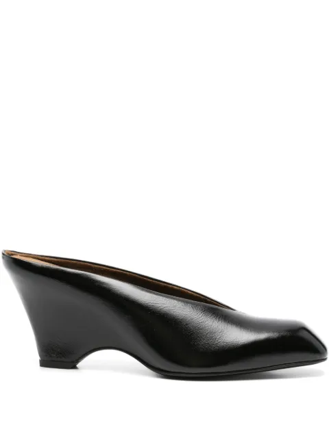 KHAITE wedge-heel mules