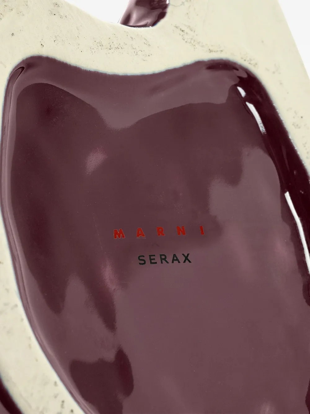 Serax X Marni After Midnight Owl Vase (30cm X 19.5cm) In Red