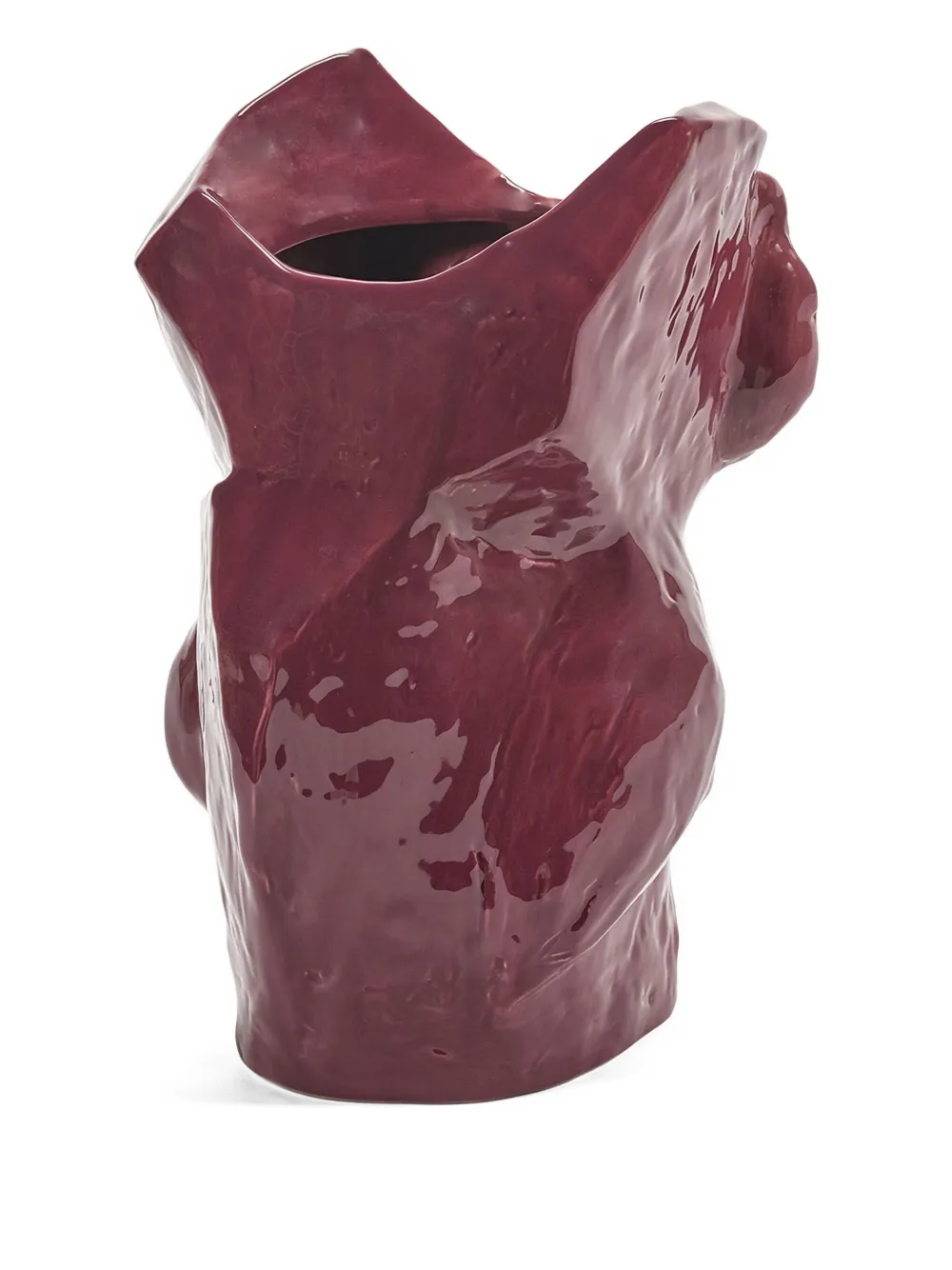 Serax X Marni After Midnight Owl Vase (30cm X 19.5cm) In Red