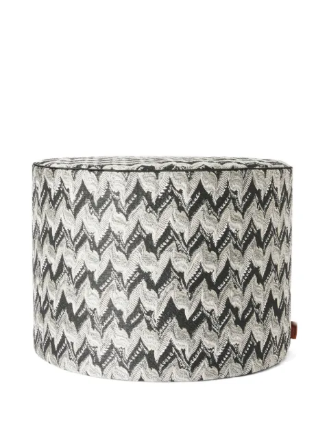Missoni Home zigzag-pattern stool