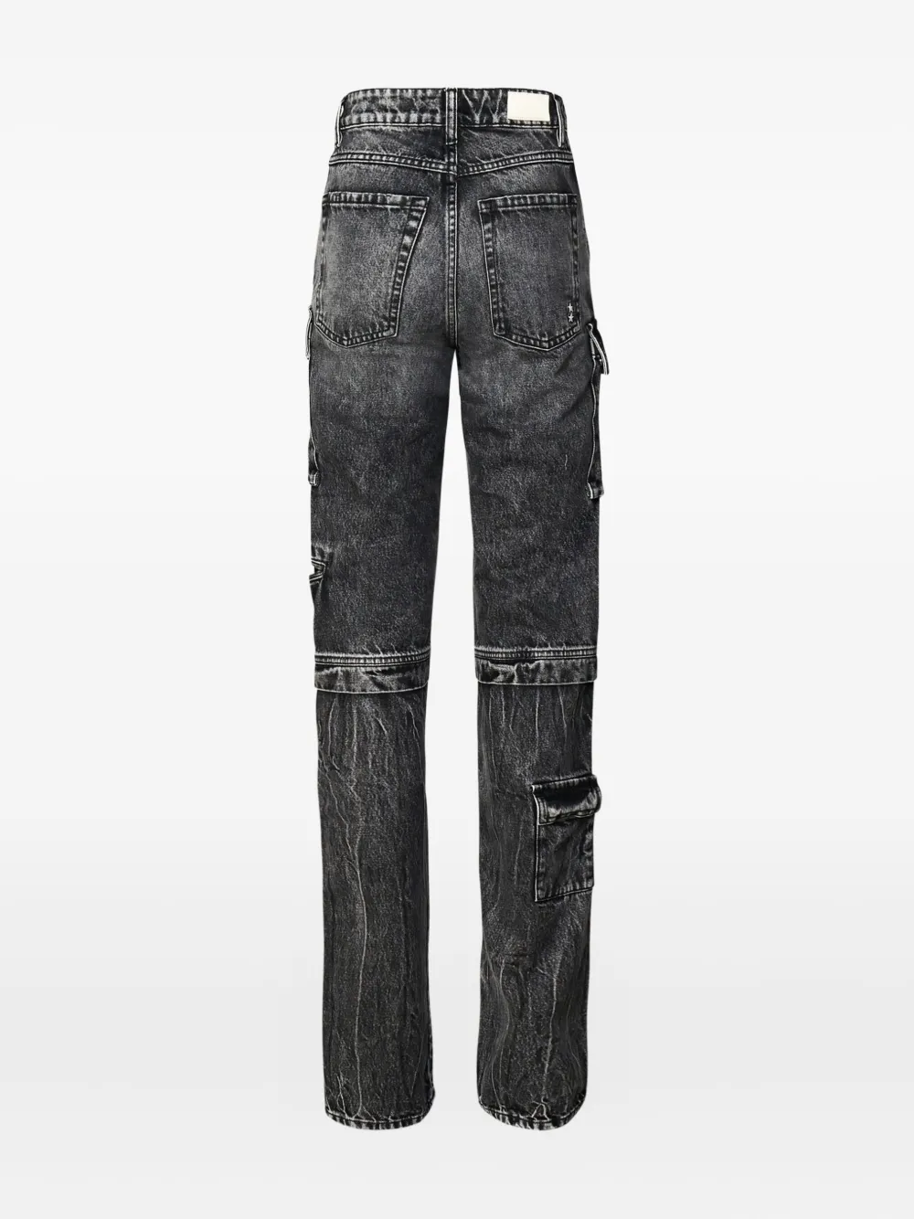 ICON DENIM cargo pocket jeans Grijs