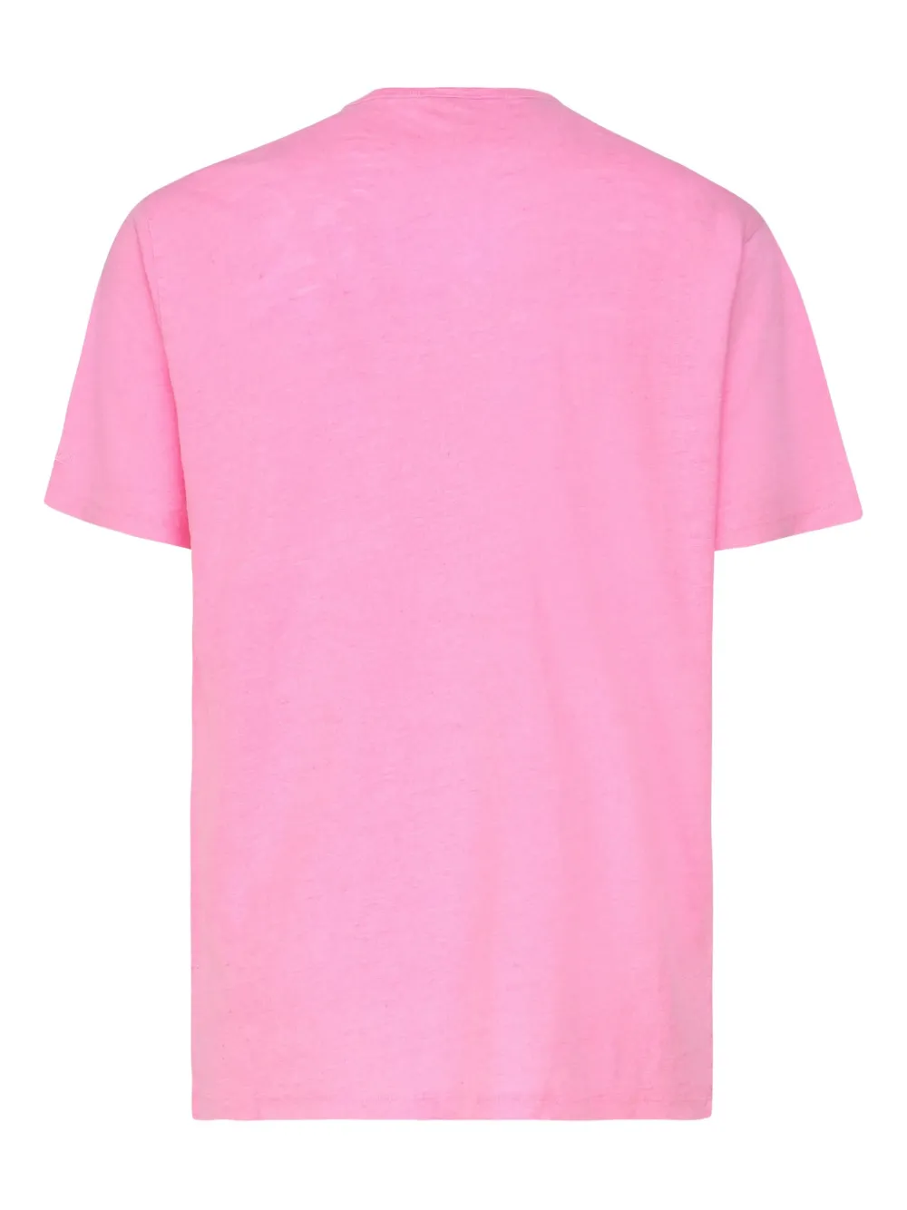 MC2 Saint Barth pocket short-sleeve linen T-shirt Roze