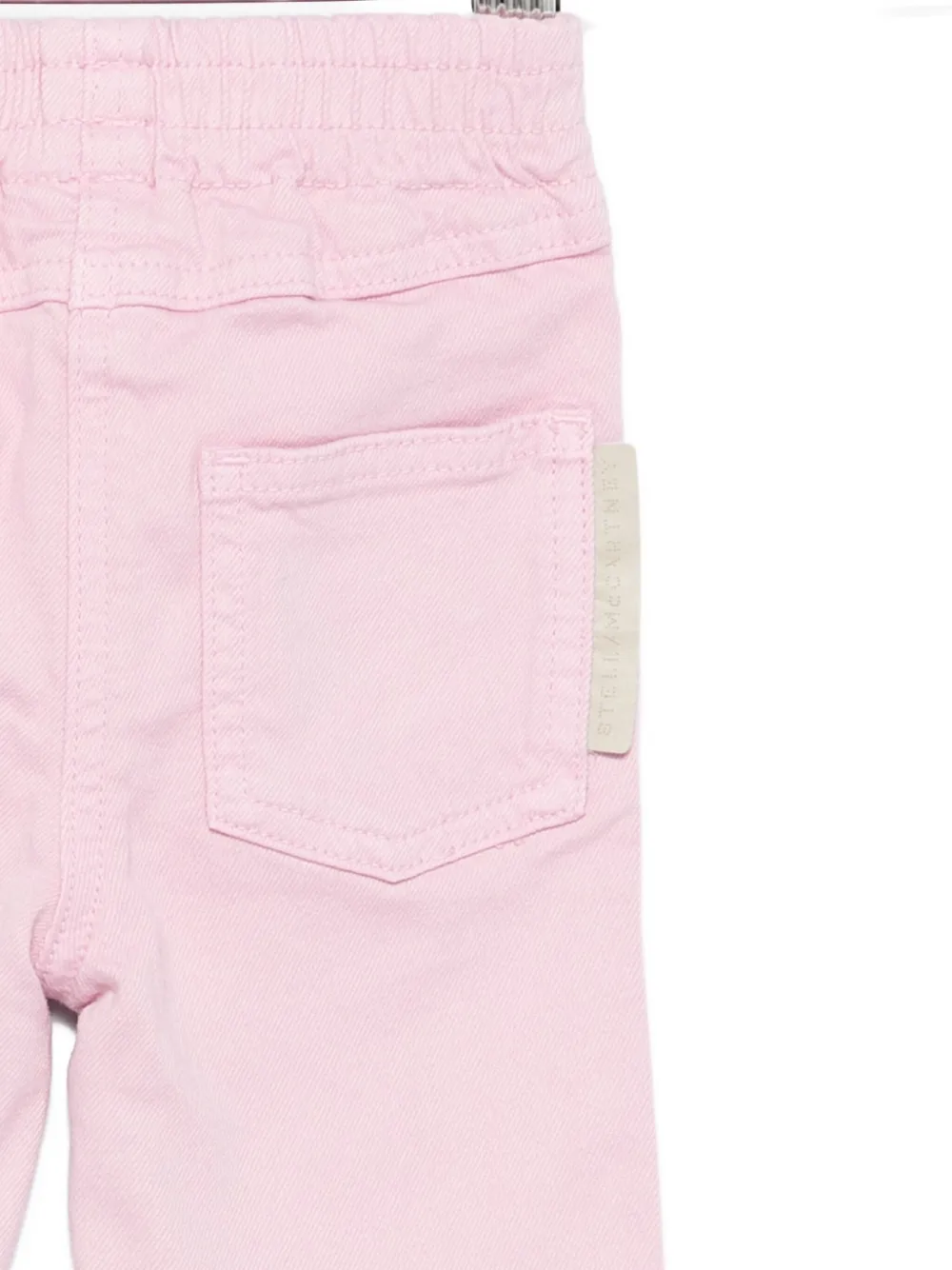 Stella McCartney Kids Broek met gewelfde afwerking Roze