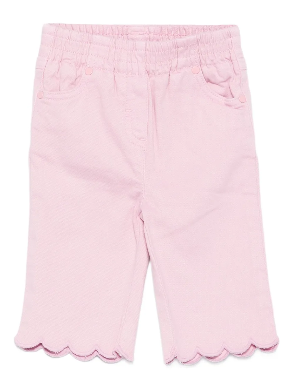 Stella McCartney Kids Broek met gewelfde afwerking Roze