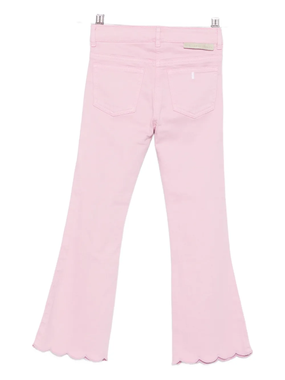 Stella McCartney Kids Broek met gewelfde afwerking Roze