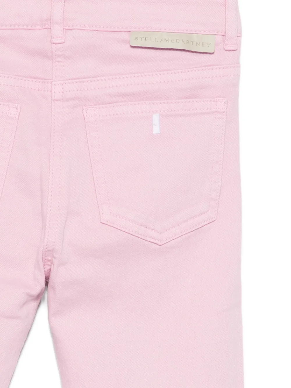 Stella McCartney Kids Broek met gewelfde afwerking Roze