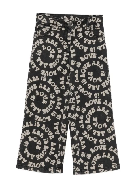Stella McCartney Kids Calça com estampa Love is All