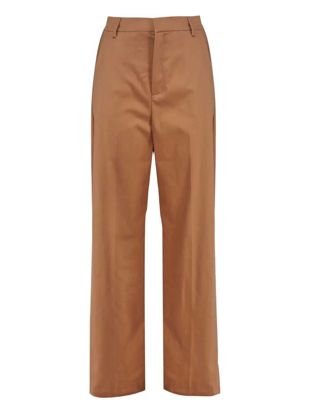 THE ANDAMANE loop-fastening wide trousers Bruin