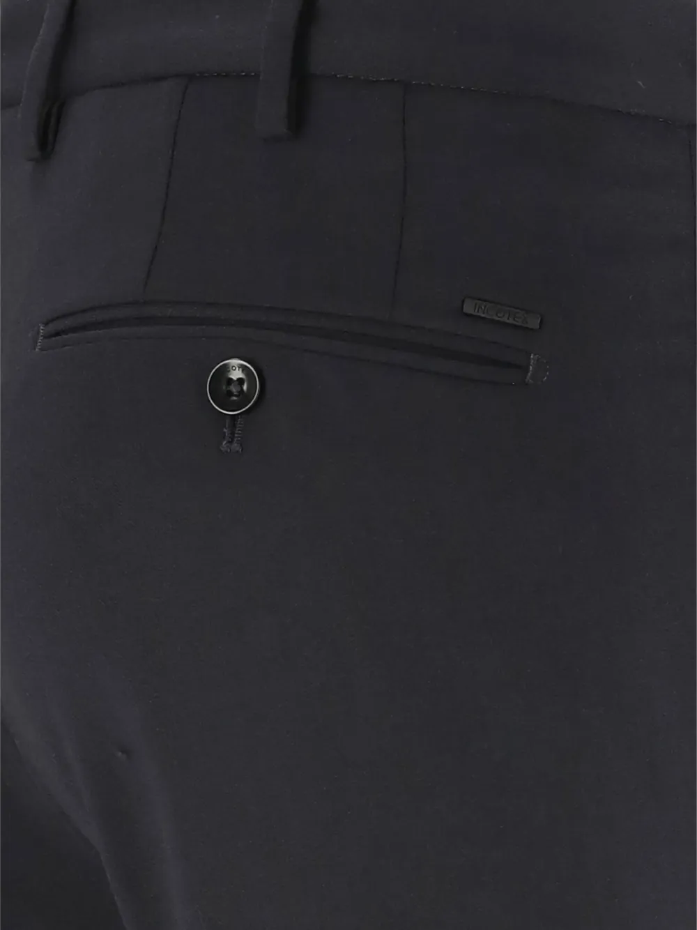 Incotex Broek met logopatroon Blauw