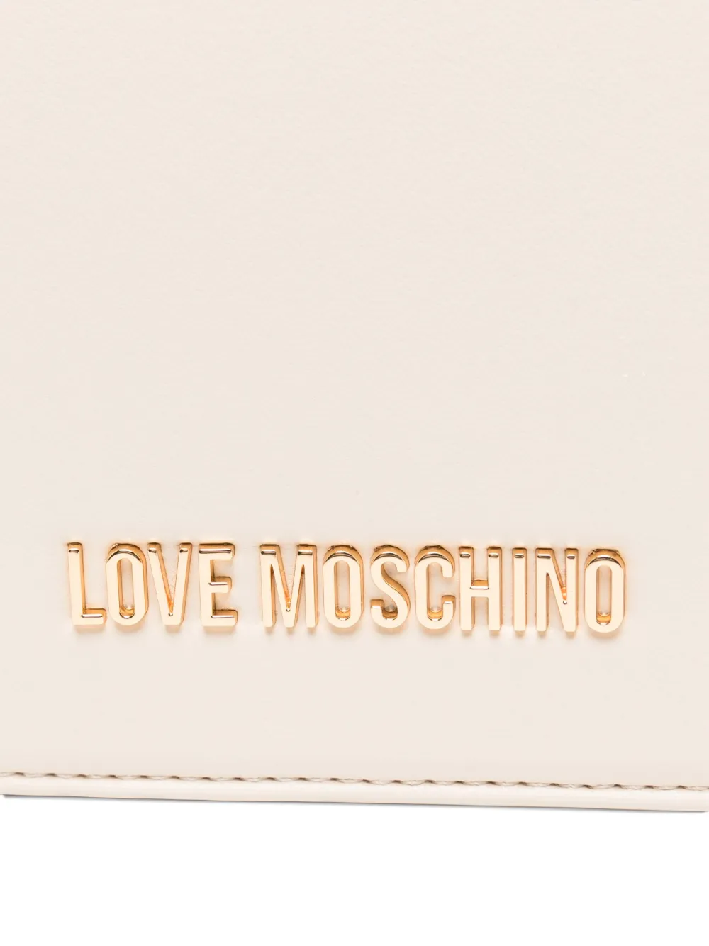 Love Moschino Schoudertas met schakelketting Beige