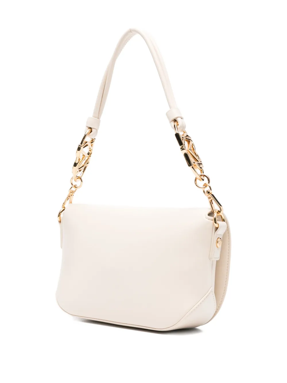 Love Moschino Schoudertas met schakelketting Beige