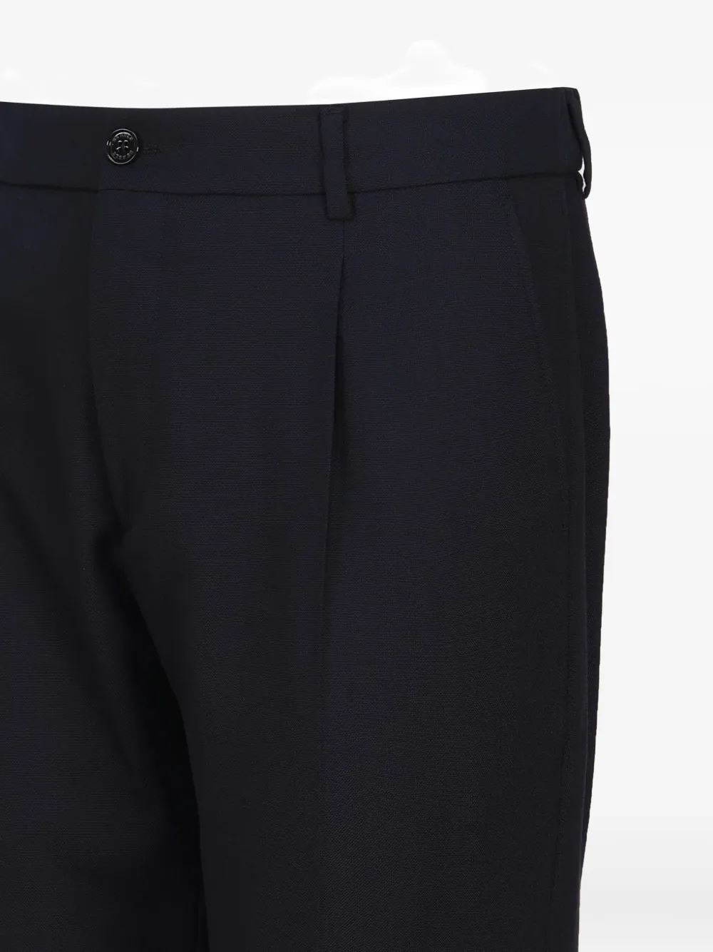 BE ABLE Broek met geplooide voorzijde Blauw