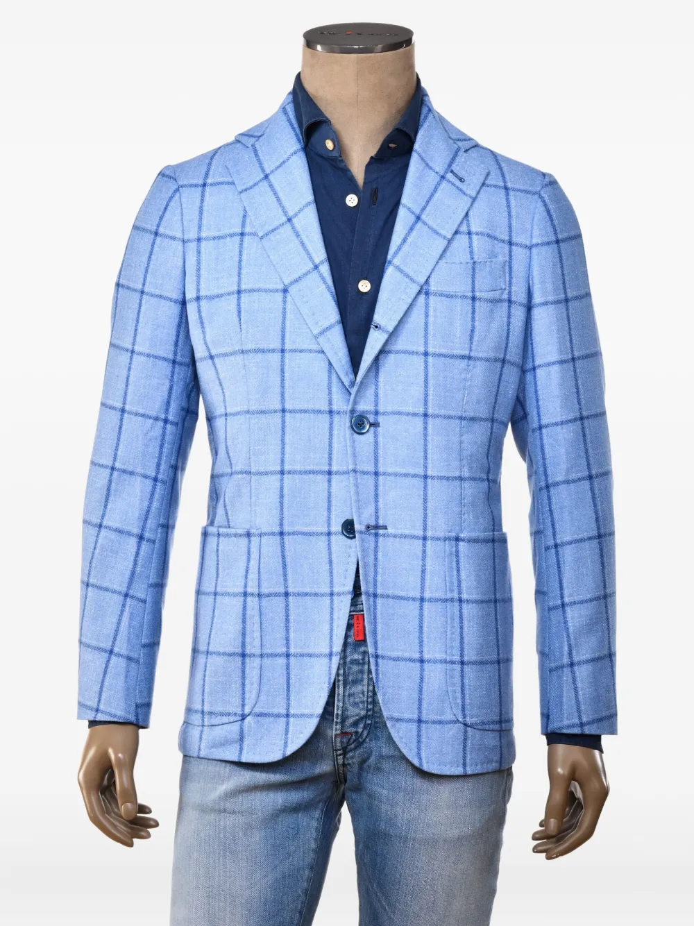 SARTORIO NAPOLI Blazer con stampa - Blu