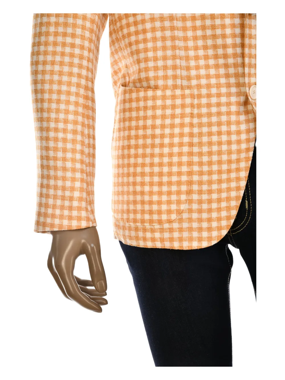 SARTORIO NAPOLI Giacca sportiva a quadretti - Arancione