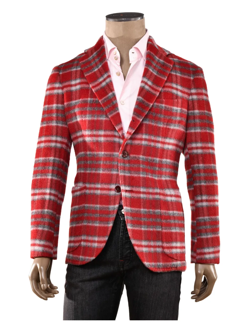 SARTORIO NAPOLI Blazer tartan in lana - Blu