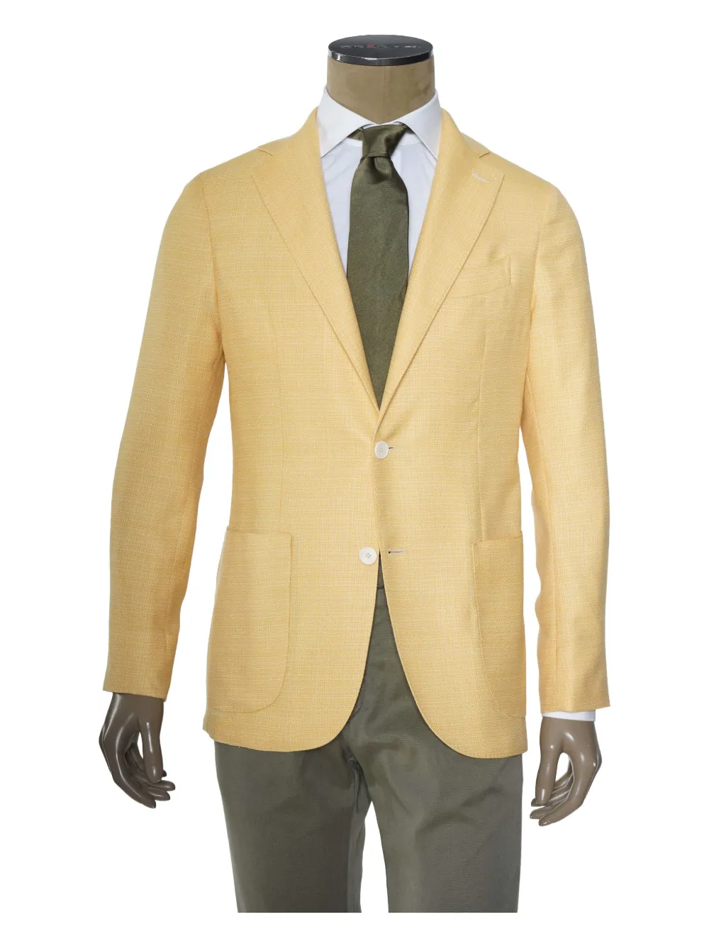SARTORIO NAPOLI Blazer in cashmere a quadri - Blu