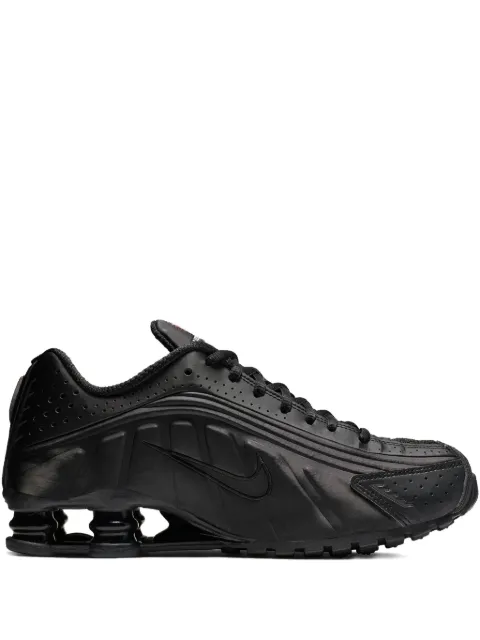 Nike Tênis Shox R4 de couro perfurado