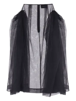 Simone Rocha（シモーネ・ロシャ）ドレープ・アシンメトリースカート