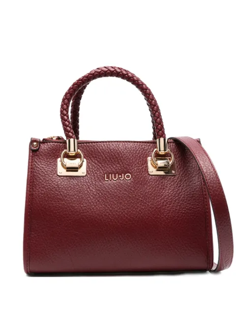 LIU JO braided-handles tote bag