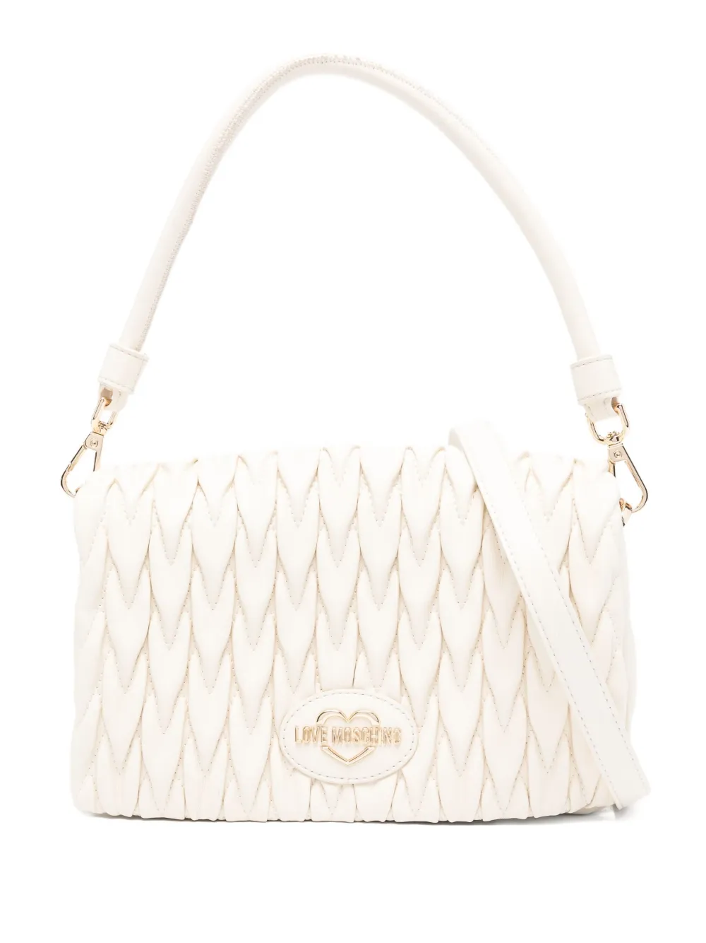 Love Moschino Gewatteerde schoudertas Beige