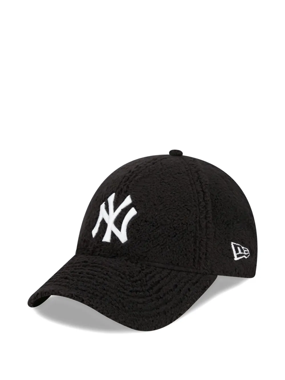 New Balance Logo-detail Baseball Cap In Black