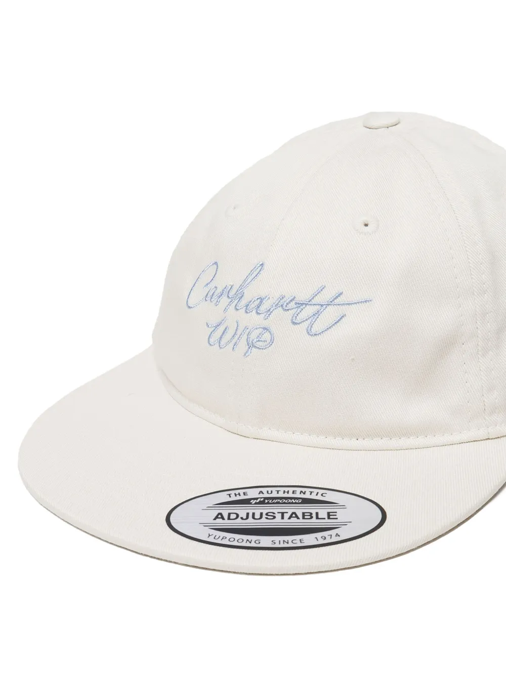 Carhartt WIP signature logo-embroidery flat-visor cap Beige