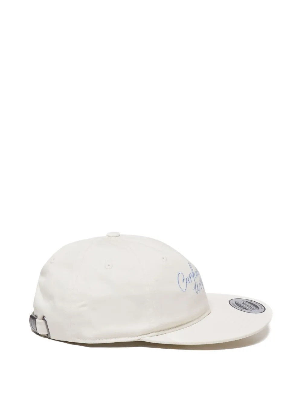 Carhartt WIP signature logo-embroidery flat-visor cap Beige