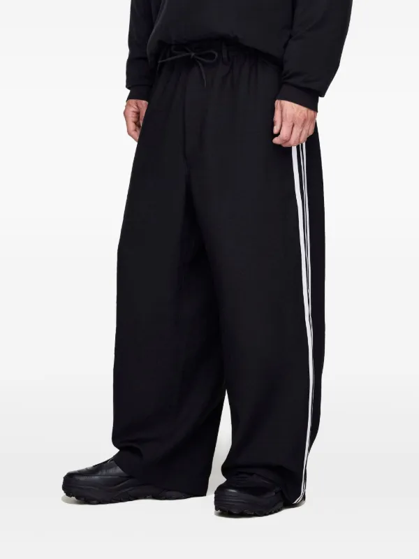 Y-3 wide-leg Track Pants | Black | FARFETCH CA