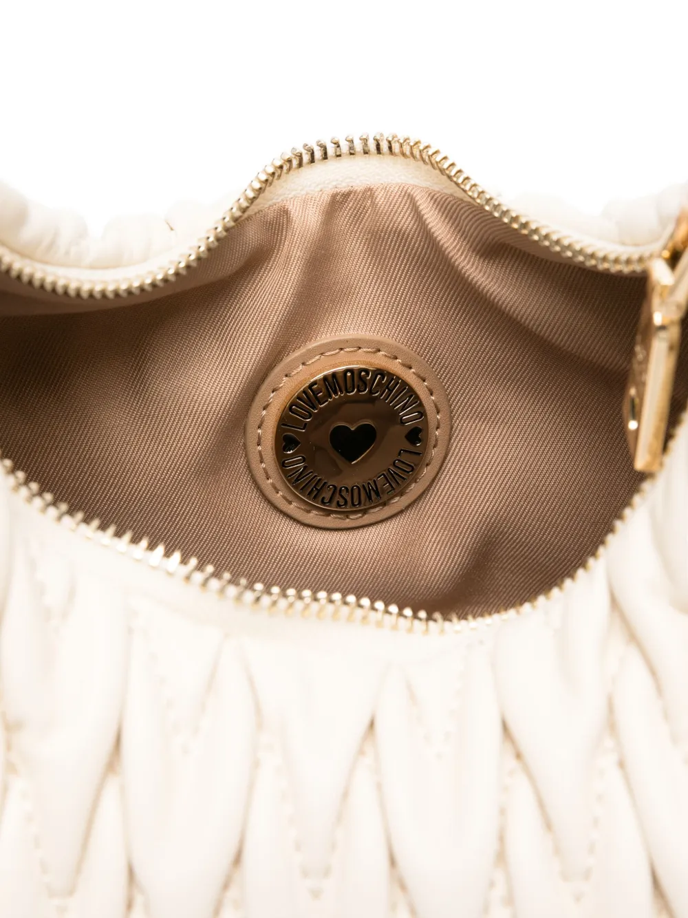 Love Moschino Quilted Chain-strap Tote Bag In Neutral
