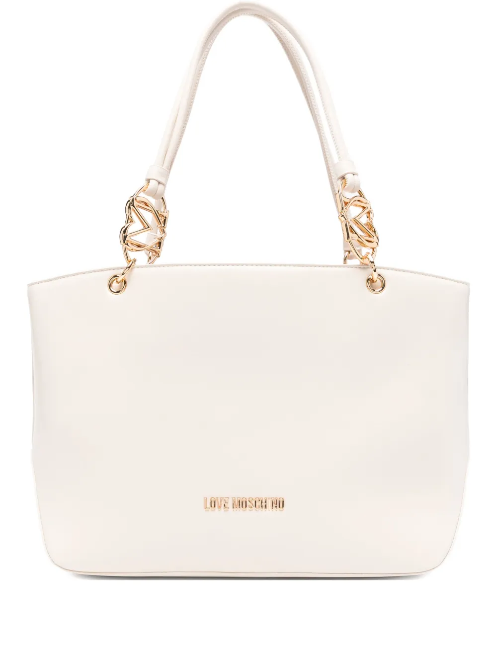 Love Moschino Shopper met logo Beige