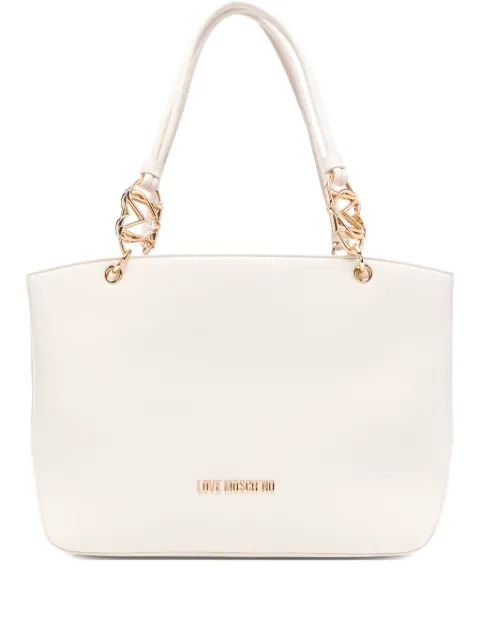 Love Moschino logo-lettering tote bag