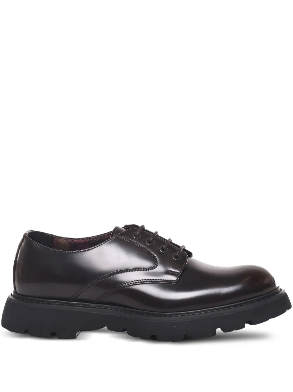 Doucal's lace-up derby shoes Brown