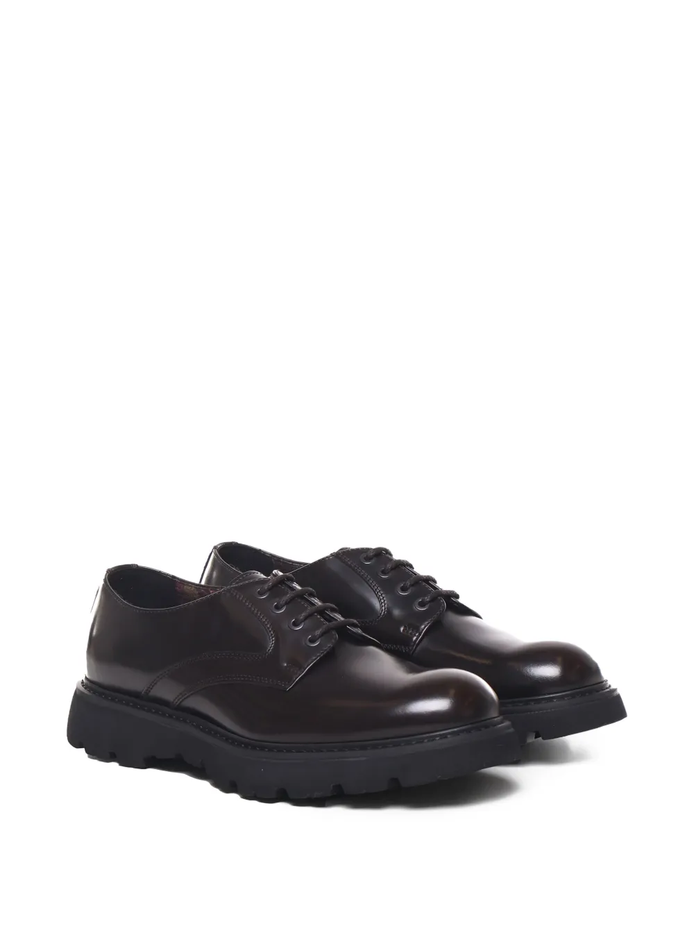 Doucal's lace-up derby shoes Brown
