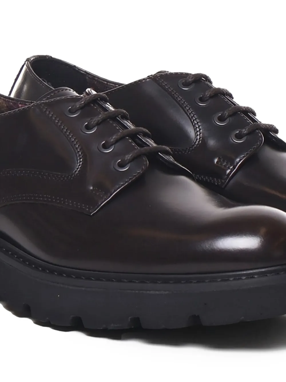 Doucal's lace-up derby shoes Brown