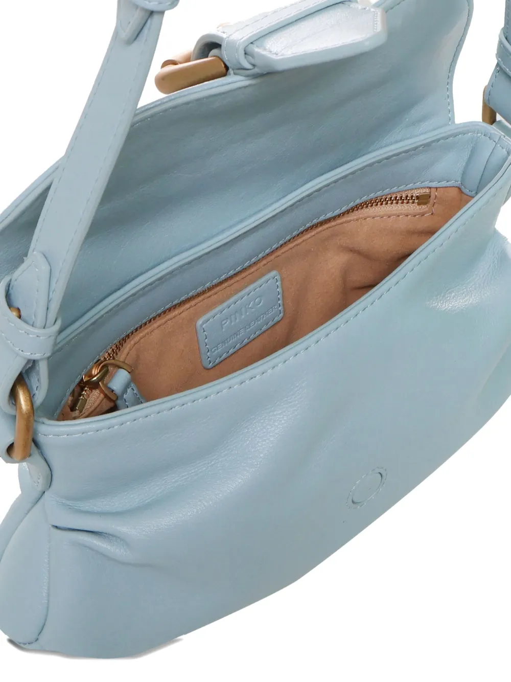 PINKO Jolene mini-tas met hartvormige gesp Blauw
