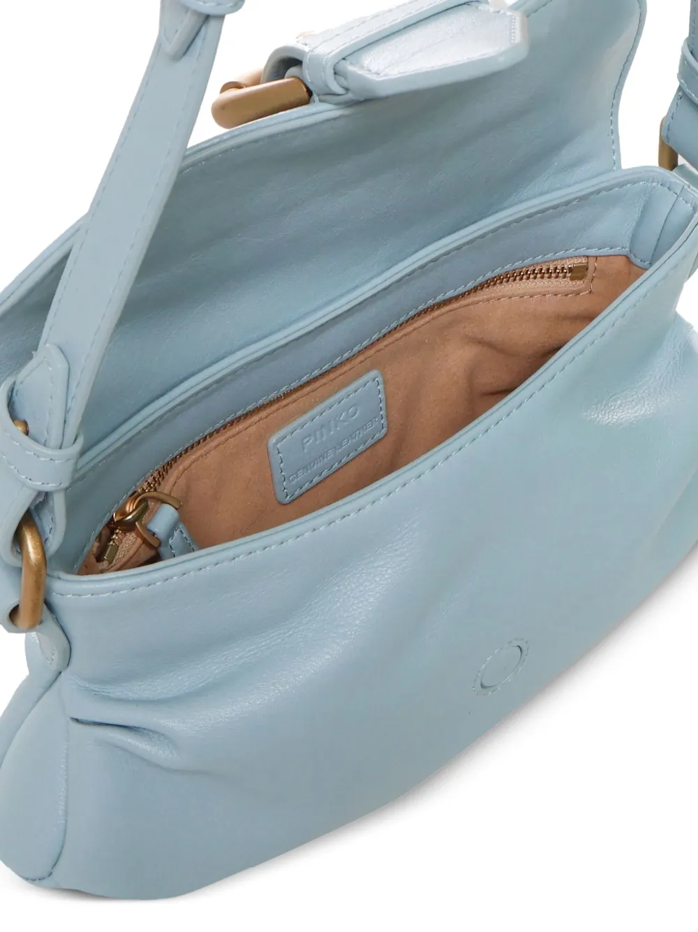 PINKO Jolene mini-tas met hartvormige gesp Blauw