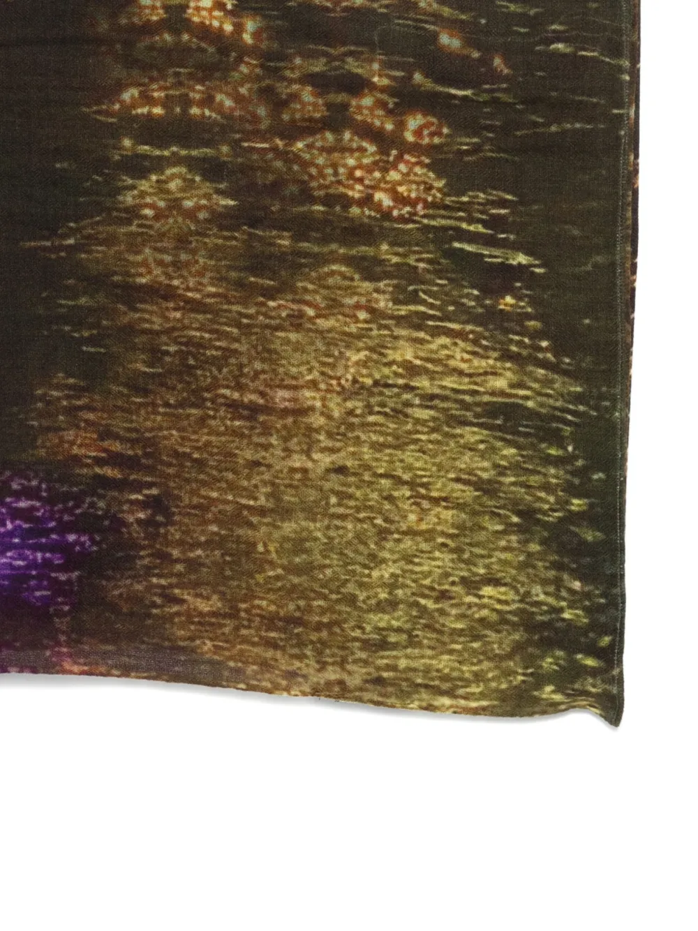 YAVI abstract-print wool scarf | Women | Image 2
