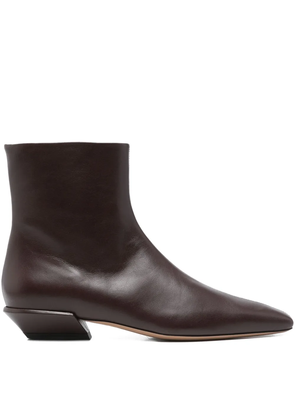 Paris Texas 30mm Bettina Pointed-toe Ankle Boots In Brown