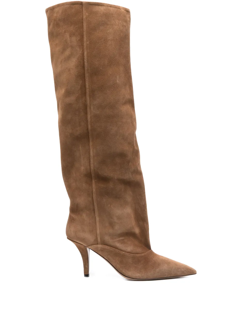 Paris Texas 90mm Ines suede knee-high boots Brown