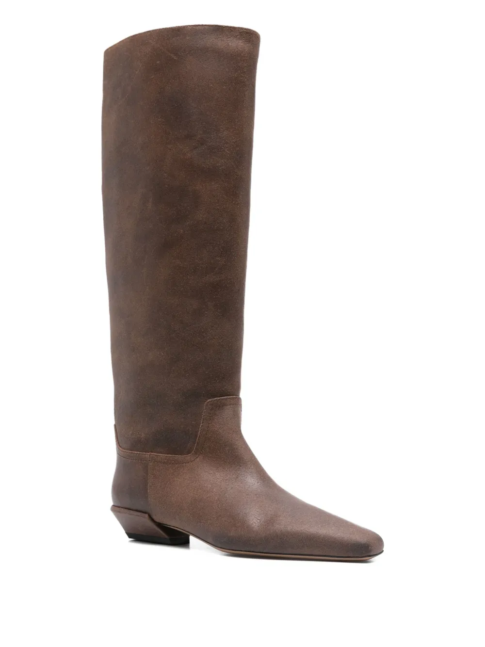 Paris Texas 30mm Bettina leather pointed-toe boots Brown