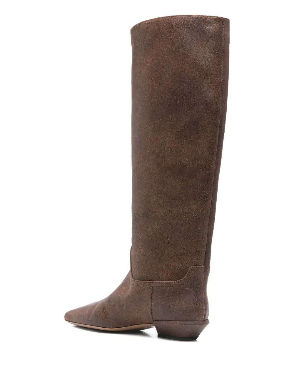Paris Texas 30mm Bettina leather pointed-toe boots Brown