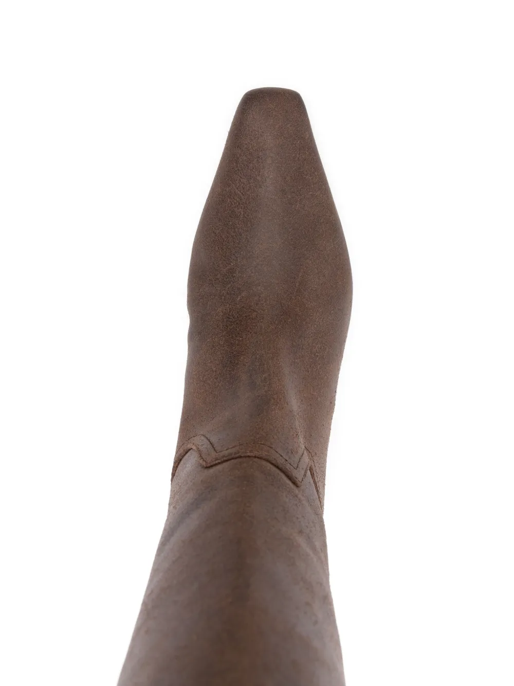 Paris Texas 30mm Bettina leather pointed-toe boots Brown